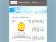 Tablet Screenshot of beste-paidmails.de